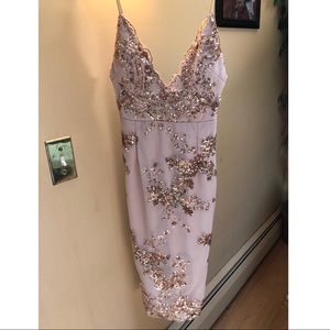 Blush Sequin Dress